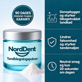 Tandblegningspulver godkendt af tandlæger