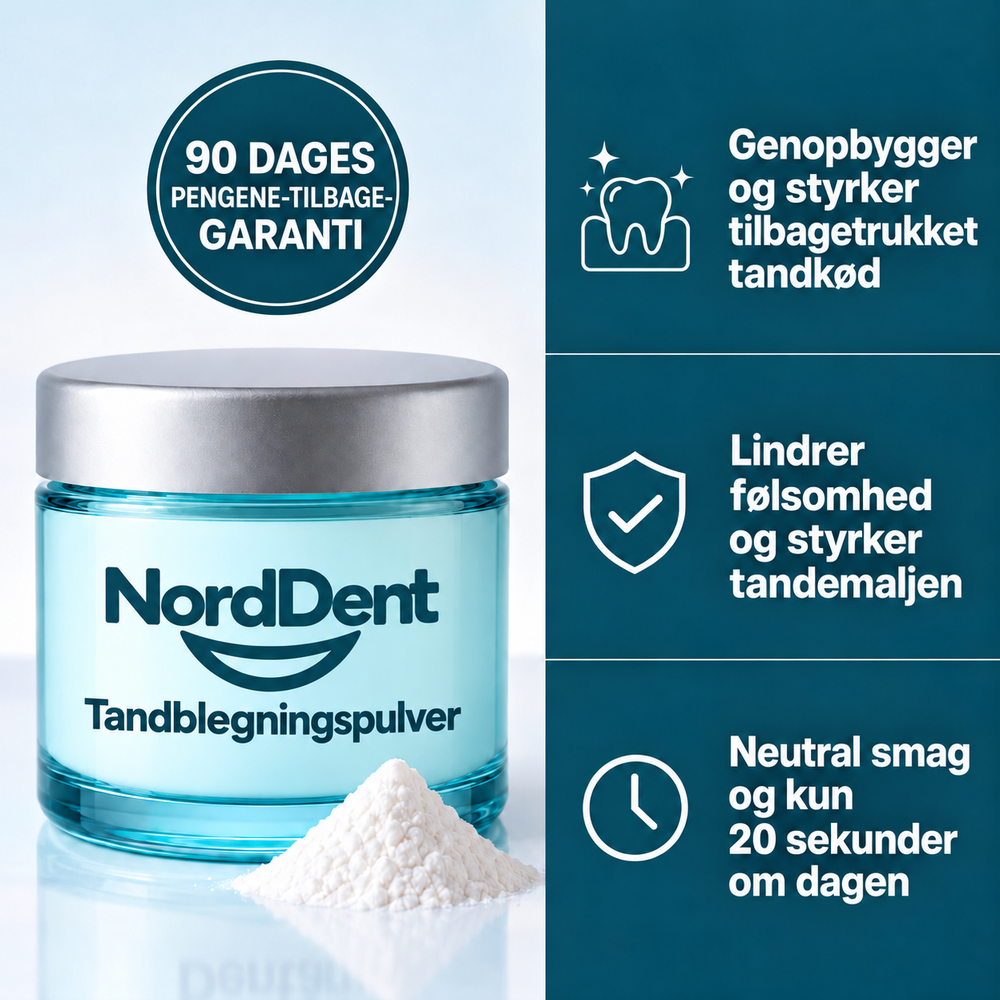 NordDent - Tandblegningspulver